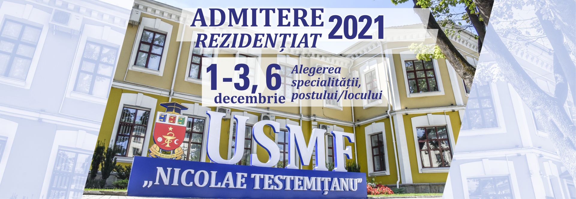 admitere rezidențiat 2021